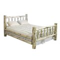 Montana Woodworks Montana Woodworks MWFBV Full Log Bed - Clear Lacquer MWFBV